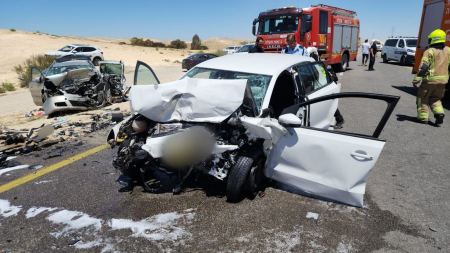 مصرع رضيع وإصابة خمسة بحادث طرق مروع بالجنوب 